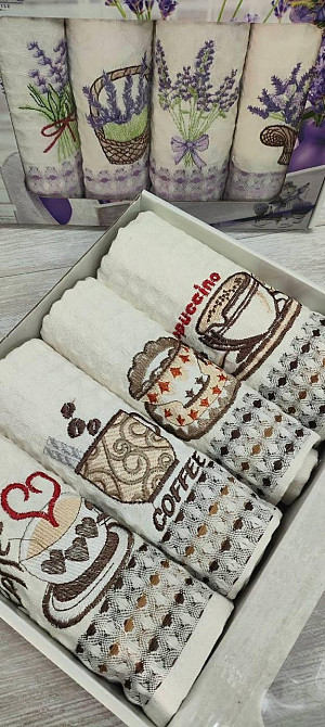 Набір кухонних рушників (вафелька) (Туреччина) Одеса - фото 2