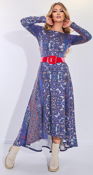 Стильное тёплое платье из джерси (44) Киев - изображение 3