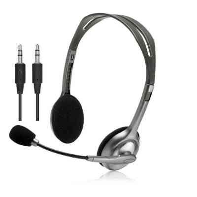 Навушники Logitech H110 Stereo Headset with 2*3pin jacks (981-000271) Вінниця
