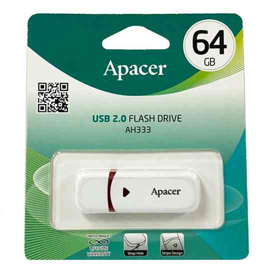 Флешка Apacer 64Гб USB 2.0 Білий Київ