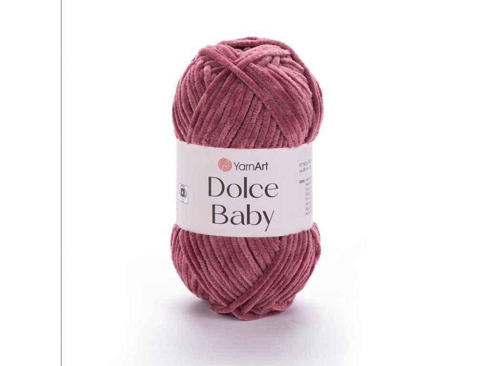 Пряжа Dolce Baby суха троянда 100% мікрополіестр 85м 50г 5шт/уп 751 ТМ YarnArt Київ - фото 1