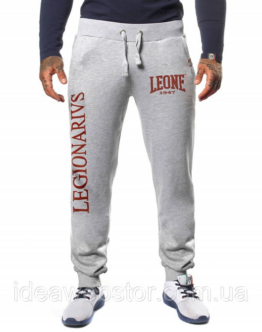 Спортивні штани Leone Legionarivs Fleece Grey XL Київ - фото 1