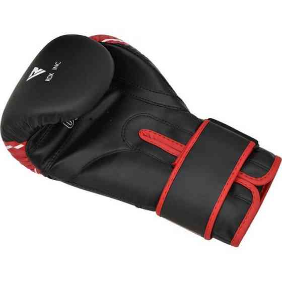 Боксерські рукавиці RDX 4B Robo Kids Red/Black 6 унцій (капа в комплекті) Кам'янське