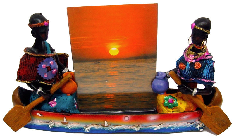 Африканці в човні з фоторамкою Київ - фото 1