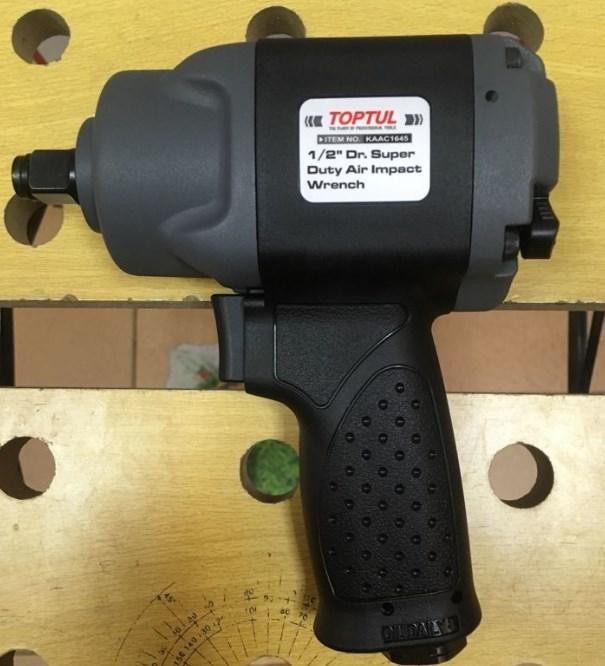 Пневмо гайкерт TOPTUL 1/2" для СТО будинку гаража 610N/m 9600об/мін полегшенийKAAC1645 Чернігів - фото 2