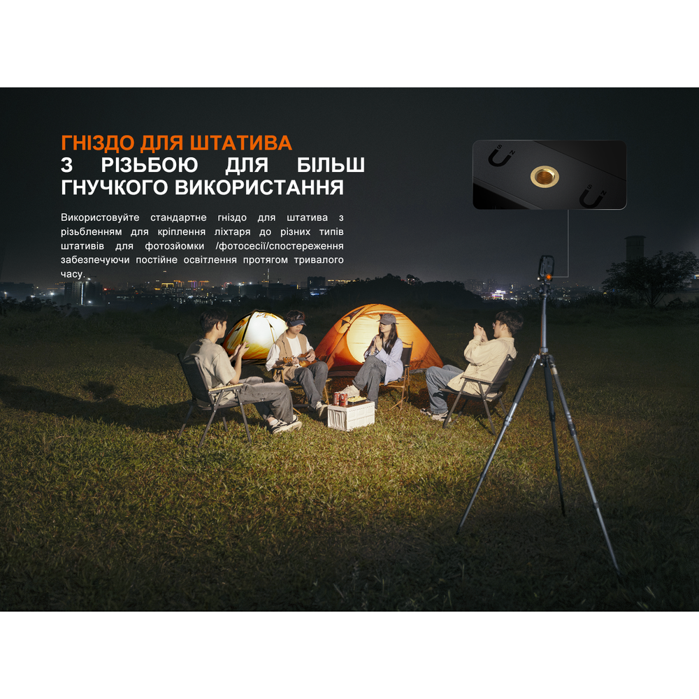 Ліхтар прожектор Fenix CL27R зелений Київ - фото 16