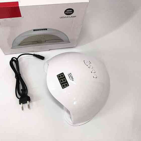 Led лампа для сушіння гель-лаків Sun 5 nail lamp FD93-1, Лампа для манікюру сенсорна EF-84 Одеса