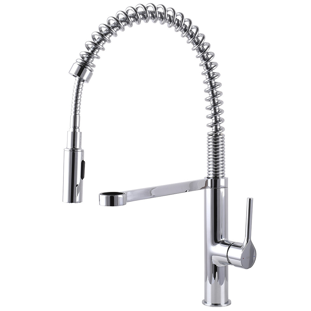 Змішувач для кухні TOPAZ SARDINIA TS-08401-H71 Гнучкий вилив на пружині, з душовою насадкою Луцьк - фото 7