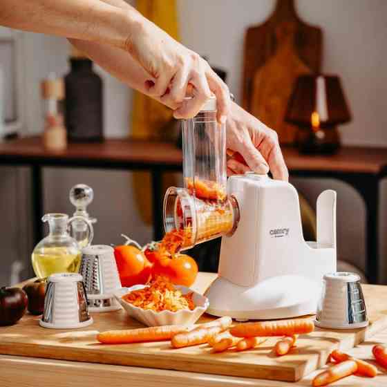 Електрична овочерізка Camry CR 4816 150Вт з 5 змінними насадками для швидкого овочів IG-38 Івано-Франківськ