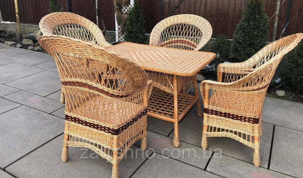 Затишні плетені меблі для дачі та саду Київ - фото 5