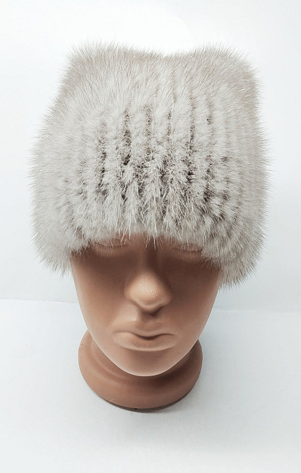 Норковая шапка женская Николь Жемчуг Харьков - изображение 1