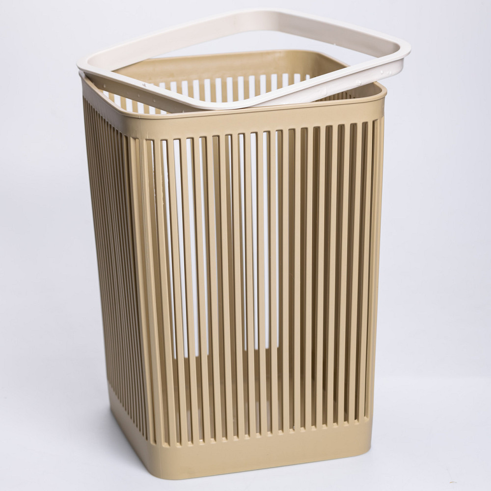 Кошик для сміття пластиковий в офіс для паперу 22×22×30 (см) кошик під сміття 8 (л) відро для сміття Коричневий HP-45-9OL Коломия - фото 3