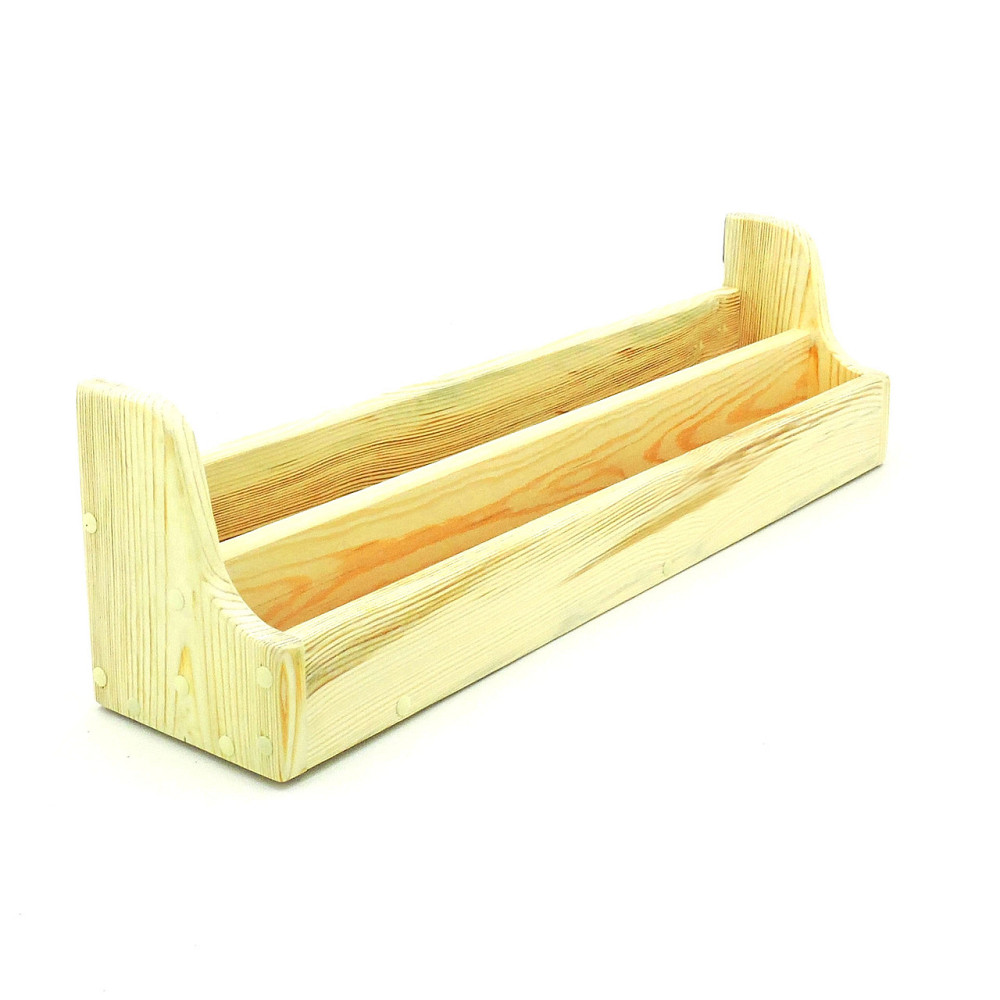 Настінна книжкова полиця "Пікнік" ваніль Миколаїв - фото 1