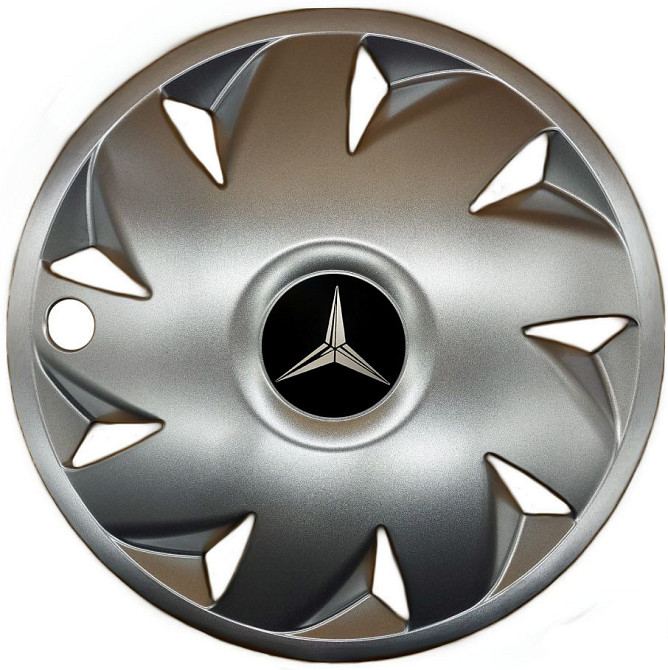 Автомобильные модельные колпаки R14 Mercedes-Benz 210 4шт, SJS, серебряные Киев - изображение 1