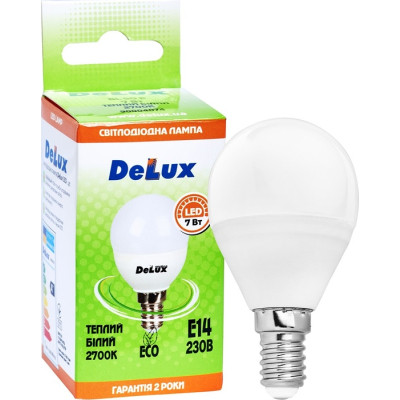 Лампочка Delux BL50P 7Вт 2700K 220В E14 (90004074) Вінниця - фото 2
