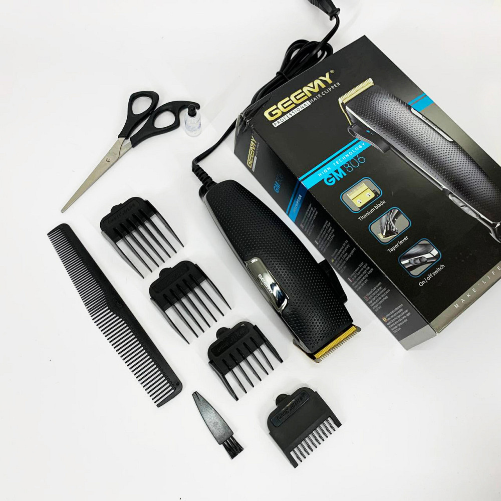 Профи машинка для стрижки волос Gemei, Электрическая машинка для стрижки бытовая Триммер висков UE-42 Львов - изображение 6