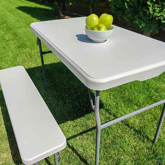 Набір садової мебелі ( стіл і 2 лави) SW-00001612 Київ