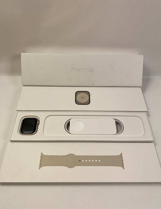 Apple Watch 8 41mm.Starlight .Новые. Киев - изображение 1