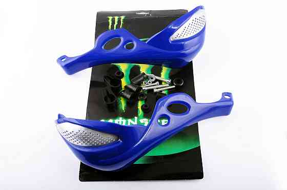 Захист рук на кермо (mod:1, MONSTER ENERGY, сині) XJB Київ