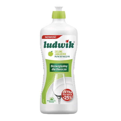Засіб для миття посуду 450гр Зелене яблуко Ludwik Житомир - изображение 1