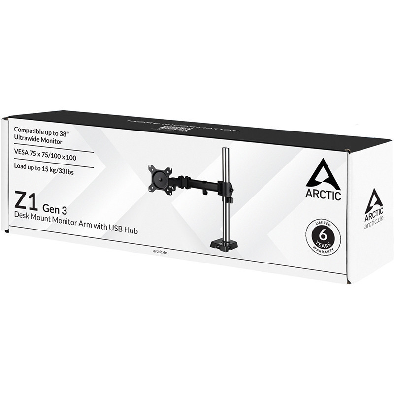 Настільне кріплення Arctic Z1 Gen.3 Black (AEMNT00052A)_ ( 11703 ) Харків - фото 4