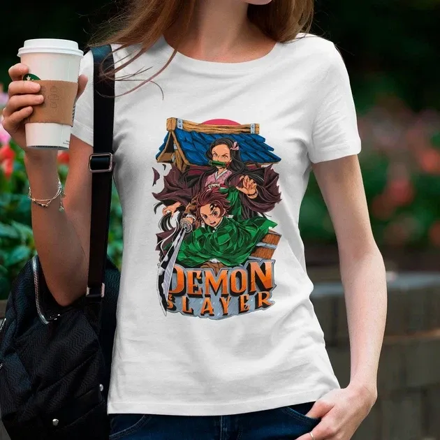 Футболка для подростка мальчика с принтом Клинок, рассекающий демонов Танжиро і Незуко W Размер 160 Anime10051 Днепр - изображение 3