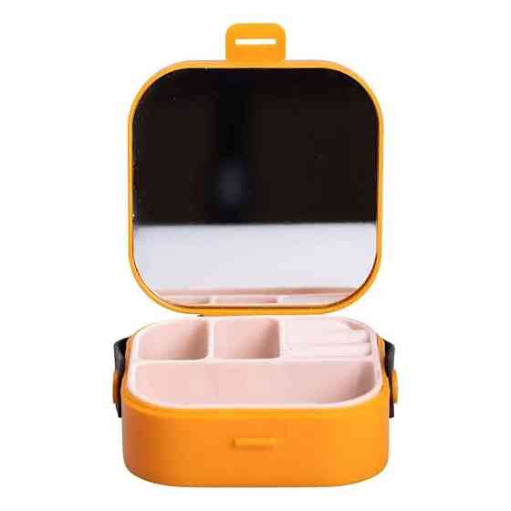 Шкатулка для украшений 9×9×3.8 см мини органайзер для ювелирных изделий HP-5-27O Киев