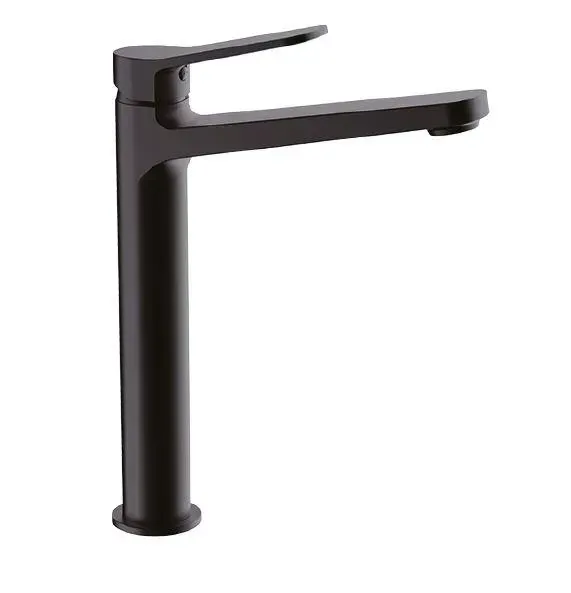 Смеситель для умывальника высокий Frap F1062-2 черный Киев - изображение 1