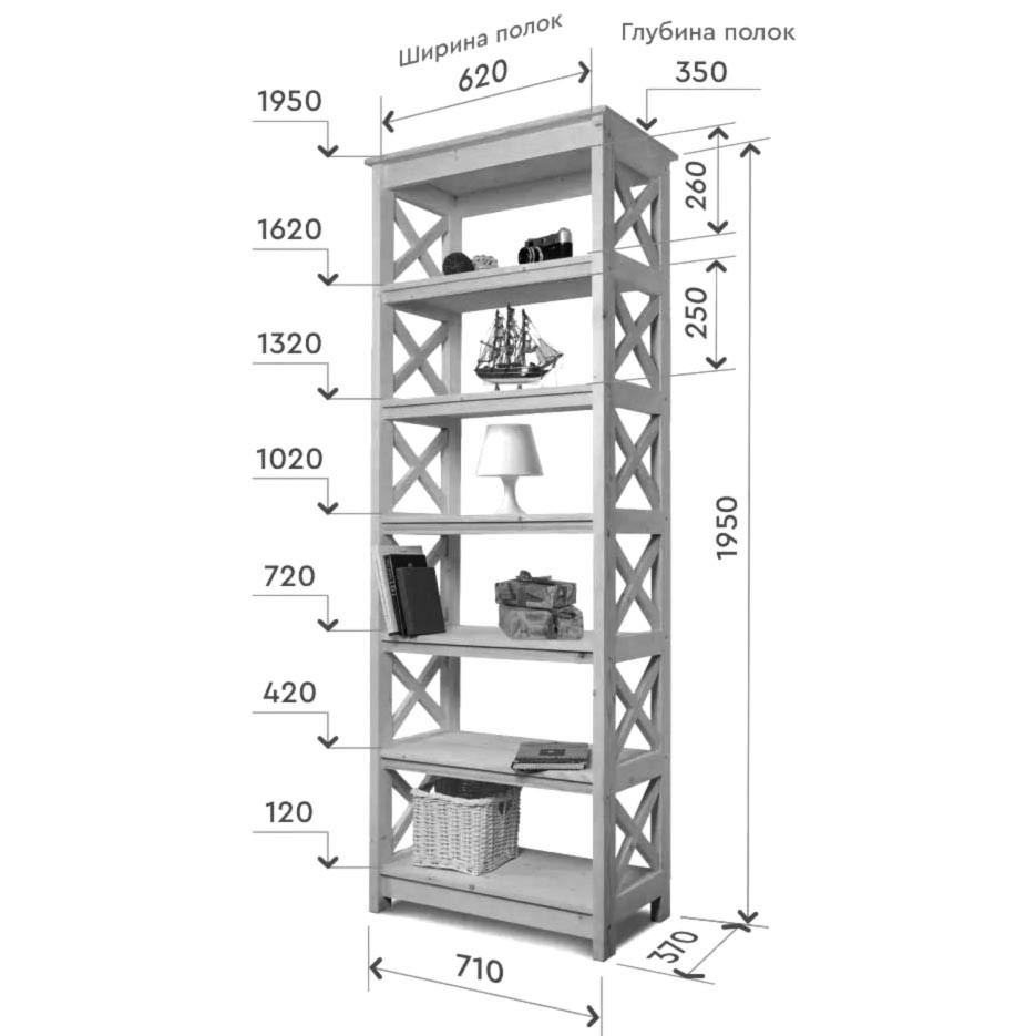 Стелаж кухонний "Трасел 771" каррі Миколаїв - фото 2