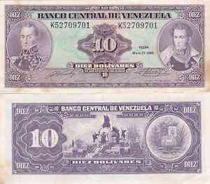 Venezuela Венесуела - 10 Bolivares 31.05. 1990 UNC Полтава