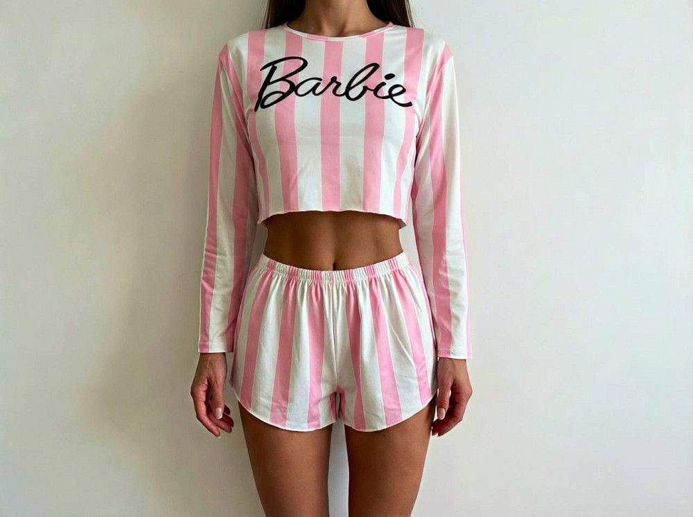 Жіноча піжама двійка: топ і шорти з трикотажу Одеса - фото 1