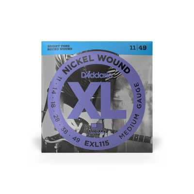 Струны для гитары D'Addario XL Nickel Wound Medium (11-49) (EXL115) Винница - изображение 1