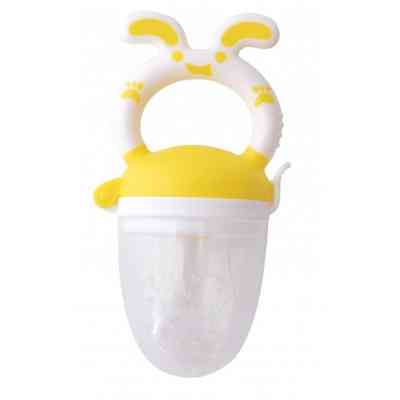 Ниблер Baby Team силиконовый (6203 желтый) Винница