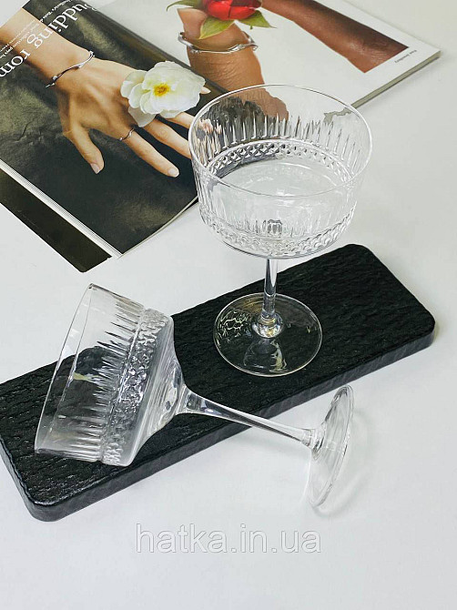 Набір келихів для вина кокетів 6 шт "Торіно" 340 мл скло прозоре 102-735 Київ - фото 2