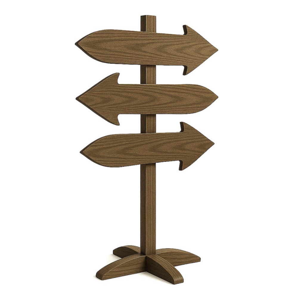 Напольная стрелка-указатель 