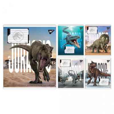 Зошит Yes JURASSIC WORLD ALIVE А5 36 аркушів клітинка (767684) Вінниця