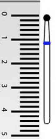 Насадка на фрезер алмазная малая сферическая шарик Киев