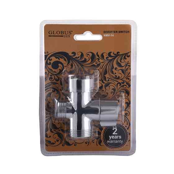 Кран ″Ранок″ Globus Lux NMV-14 євро перемикач латунний в блістері Луцк