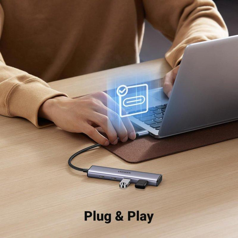 USB-хаб UGREEN 4-Port USB-C Hub Київ - фото 5