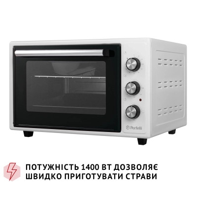 Електропіч Perfelli CLASSIC 37 WHITE Вінниця - фото 11