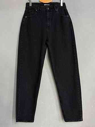 Джинси жіночі Mikaletta 13129 МОМ банани батал великі розміри чорні, чорний, З6, 36, 97 см, 123 см Київ