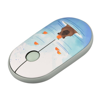 Мышка 2E MF300 CAPYBARATANGERINE Silent Wireless/Bluetooth Green (2E-MF300WCAPIBARAGN) Винница - изображение 5