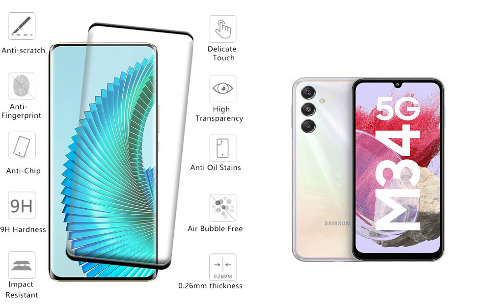 Захисне скло HyperGlass Pro для Samsung Galaxy M34 – максимальна чутливість та захист Київ - фото 2