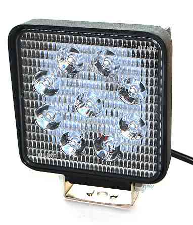 Світлодіодна фара AllLight 060type 27 W 9chip EPISTAR spot 9-30 V (тонкий радіатор) Харків