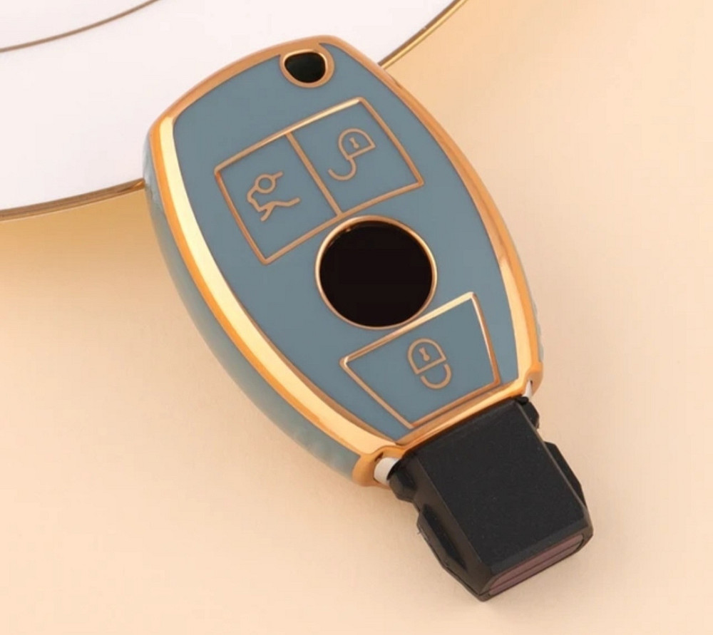 Захисний чохол для автомобільного ключа Mercedes Benz Зелений Смела - изображение 1