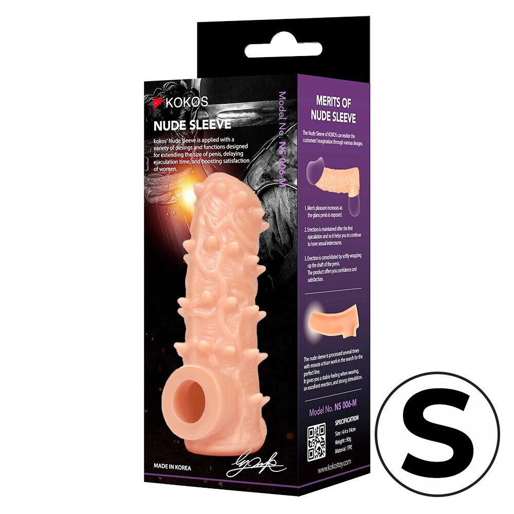 Насадка на член Kokos Nude Sleeve NS 006 S Sex Aura Киев - изображение 3