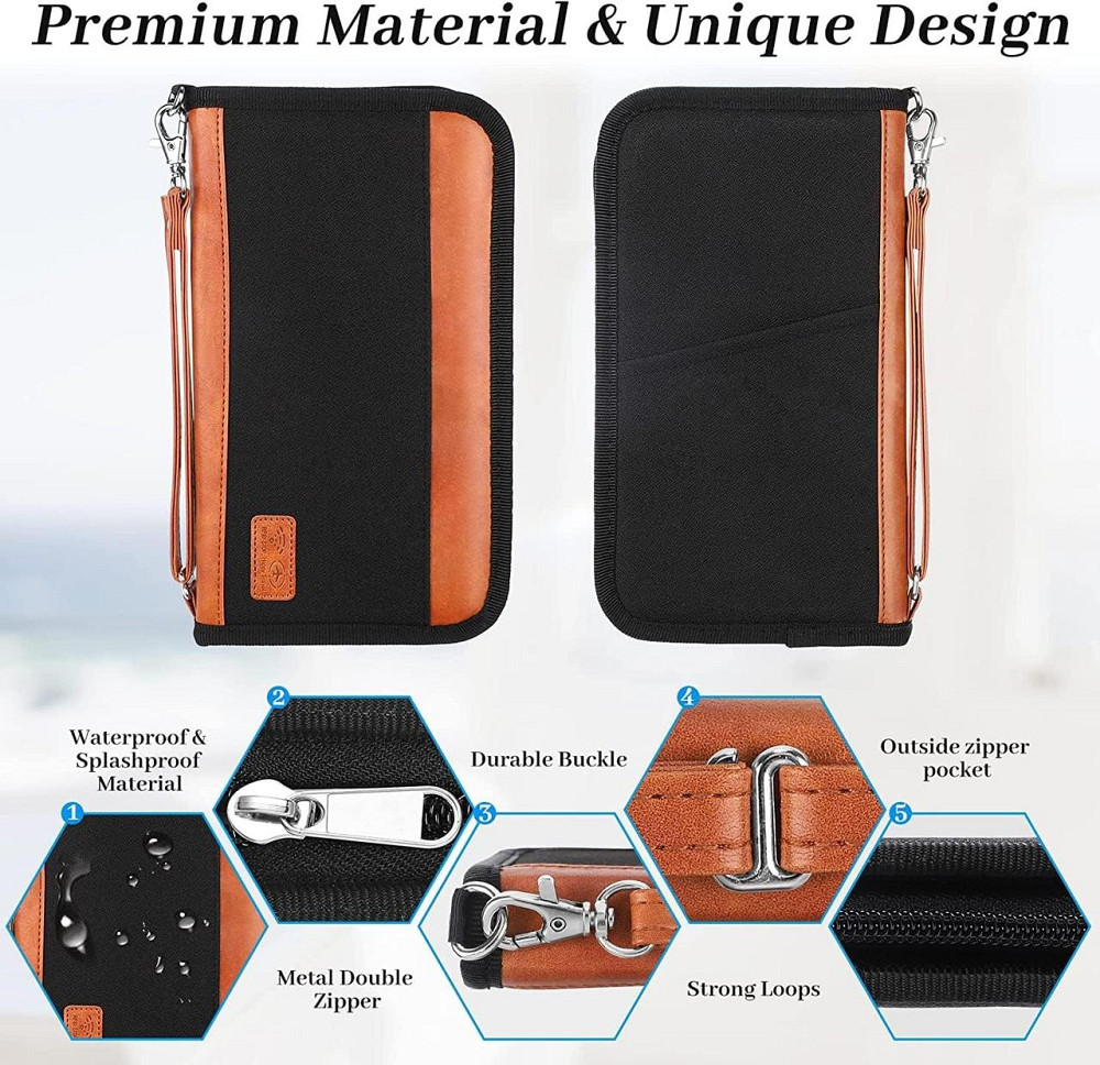 Клатч-портмоне с защитой карт и 17 отделениями Киев - изображение 10