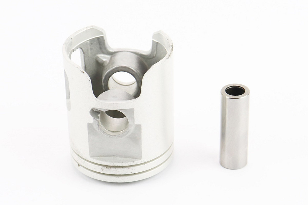 Поршень к-кт Yamaha BWS100 52мм STD (палець 14мм) синя коробка Киев - изображение 2