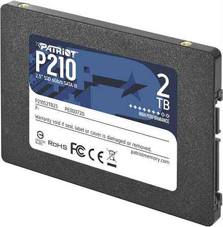 Накопичувач SSD 2TB Patriot P210 2.5" SATAIII TLC (P210S2TB25) 2.5" Харків