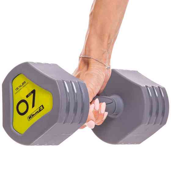 Гантель 7 кг покрытие TPU Zelart-2678-7 Киев